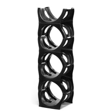 Load image into Gallery viewer, BLACK Water Bottle Rack for 4 bottles, 3 &amp; 5 gallon jugs storage - bariboo