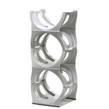 Load image into Gallery viewer, SILVER Water Bottle Rack for 3 bottles, 3 &amp; 5 gallon jugs storage - bariboo